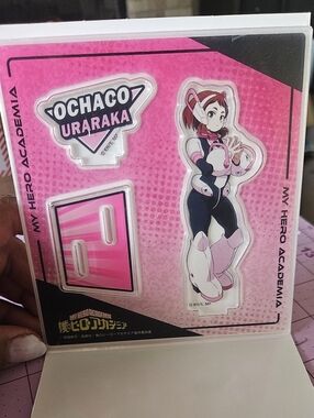 Ochaco Uraraka Acrylic Stand - Pink Accent